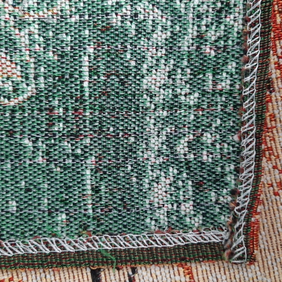 Set 4 Placemats Tablemat Cream Rust Rooster 13" x 19" Washable Farm Fresh Eggs - Picture 5 of 8